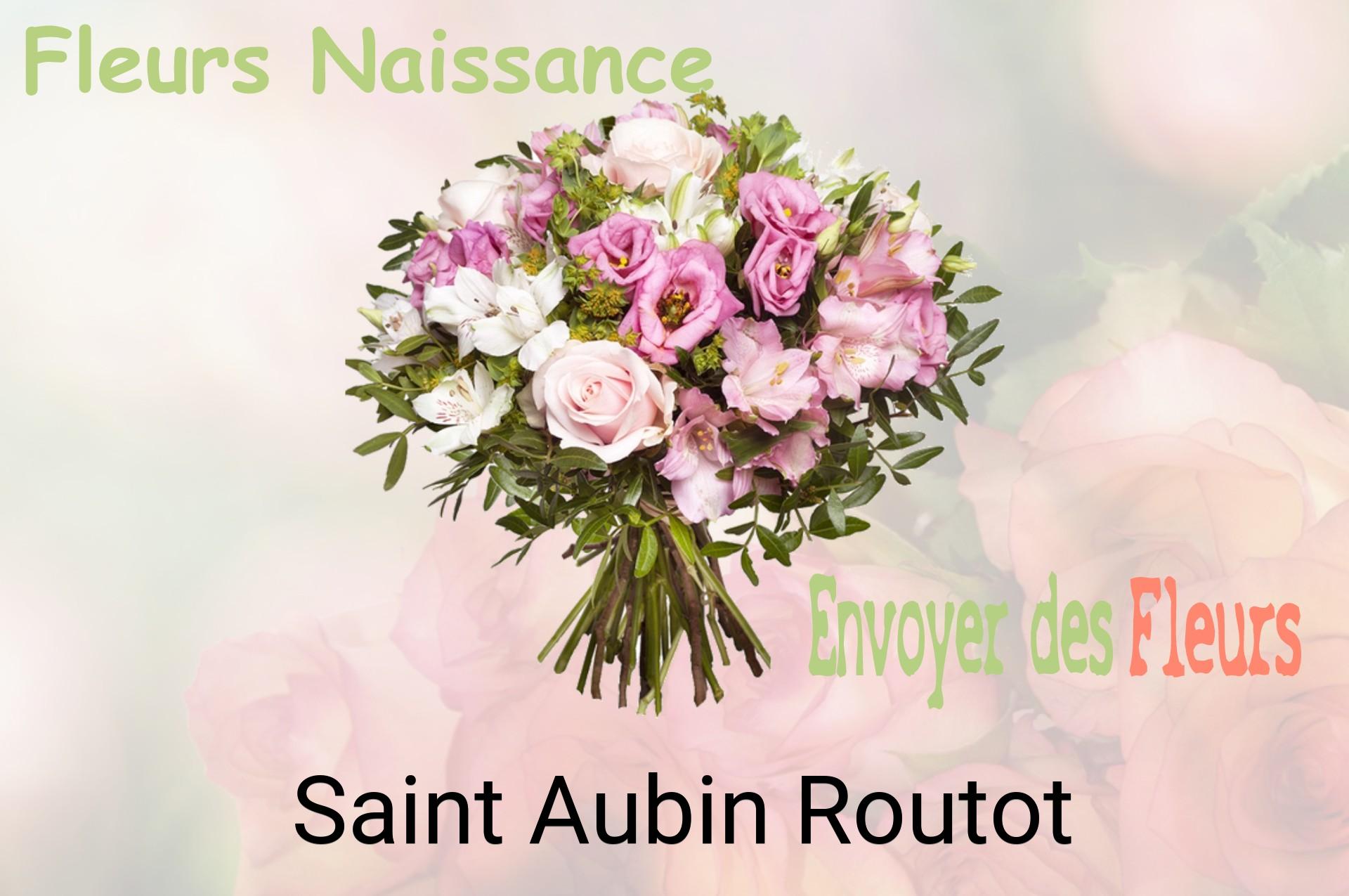 Bouquet de fleurs de naissance livré à Saint-Aubin-Routot